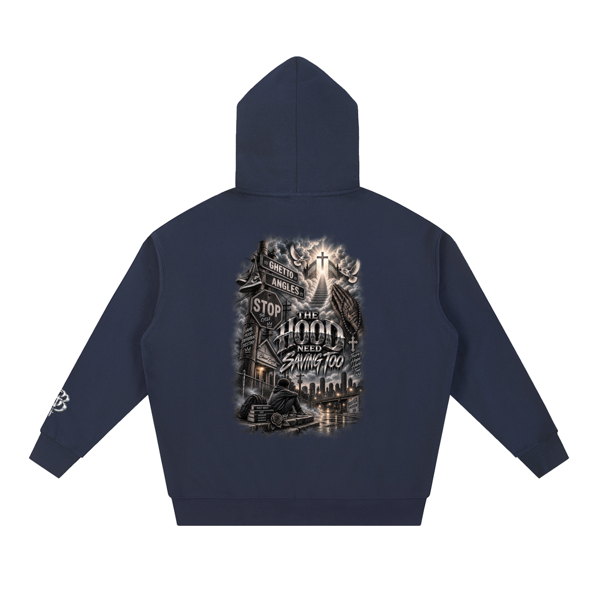 Saving The Hood Heavyweight Hoodie