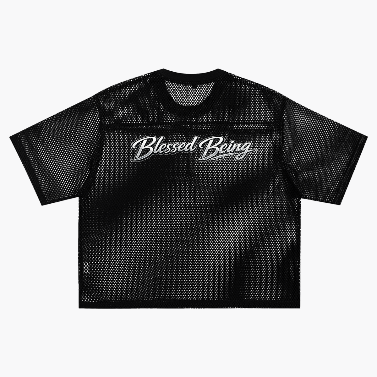 Blessed Being Boxy Net Tee
