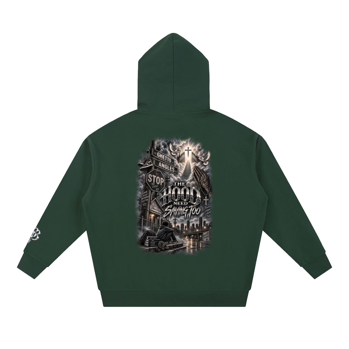 Saving The Hood Heavyweight Hoodie