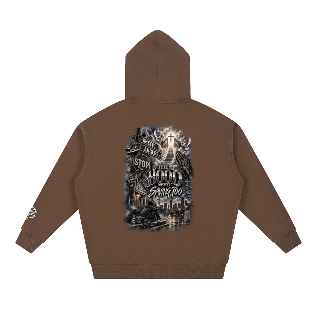 Saving The Hood Heavyweight Hoodie