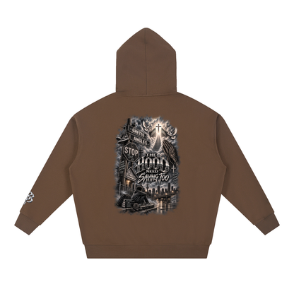 Saving The Hood Heavyweight Hoodie