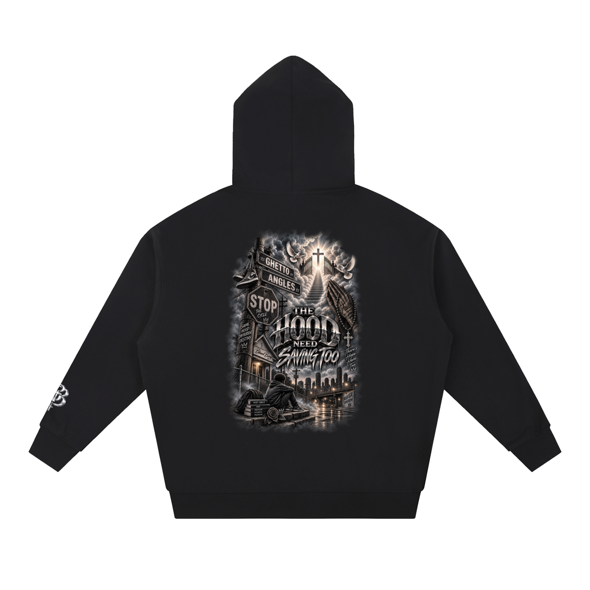 Saving The Hood Heavyweight Hoodie