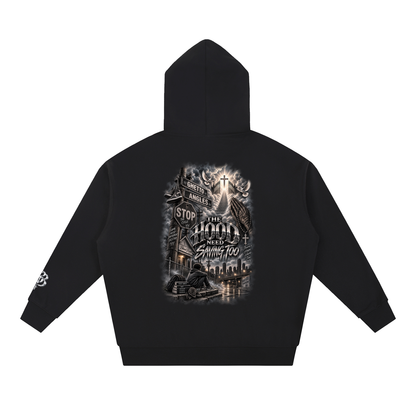 Saving The Hood Heavyweight Hoodie