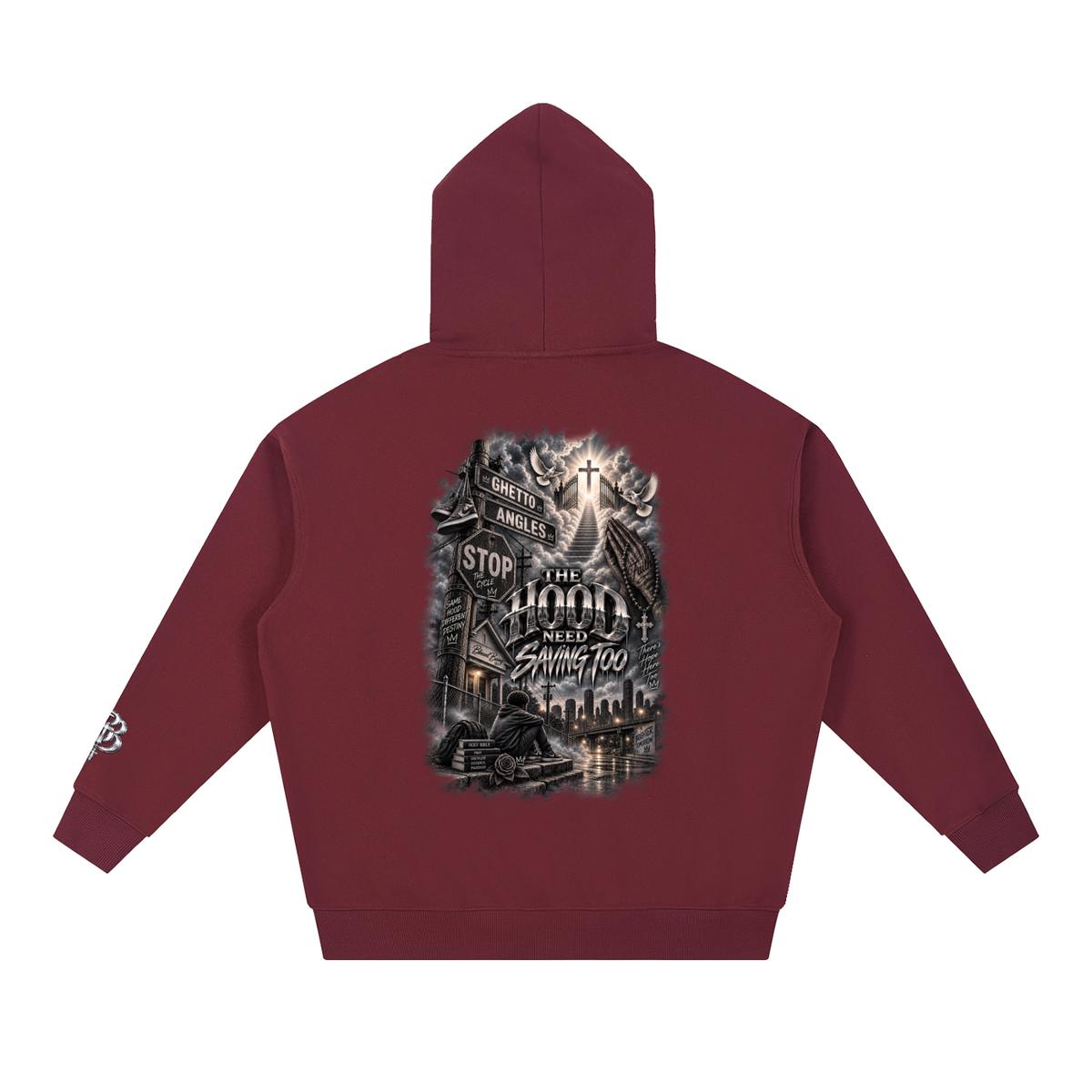 Saving The Hood Heavyweight Hoodie