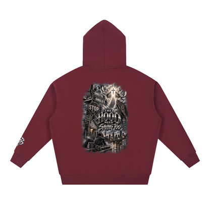 Saving The Hood Heavyweight Hoodie