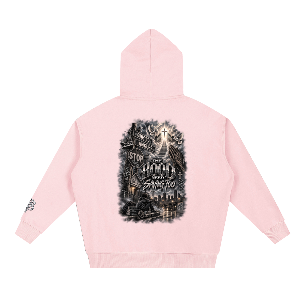 Saving The Hood Heavyweight Hoodie