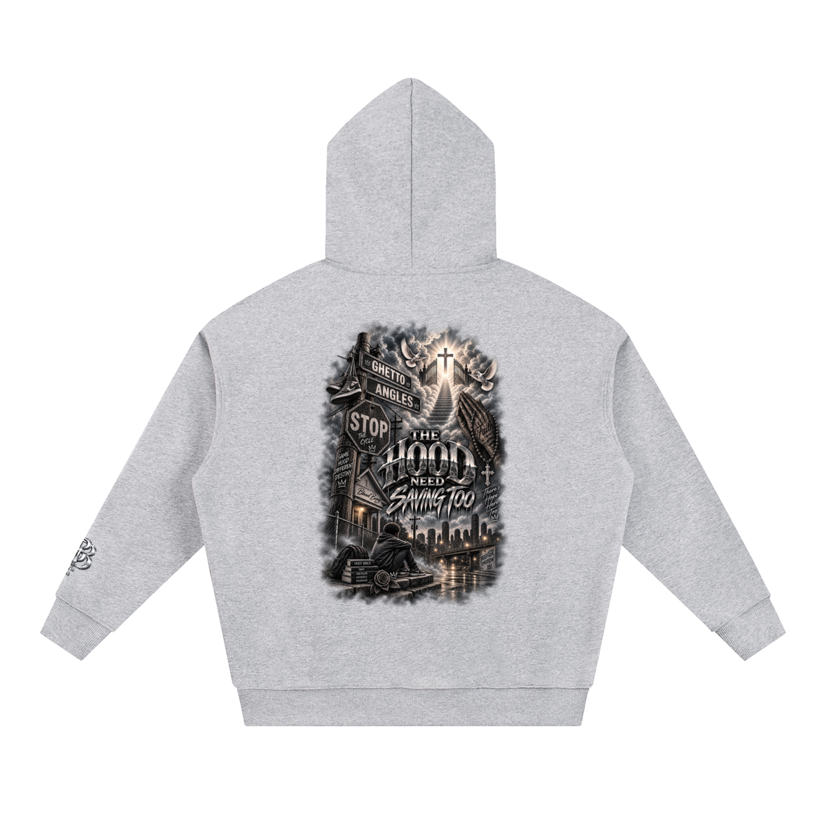 Saving The Hood Heavyweight Hoodie
