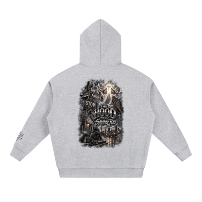 Saving The Hood Heavyweight Hoodie