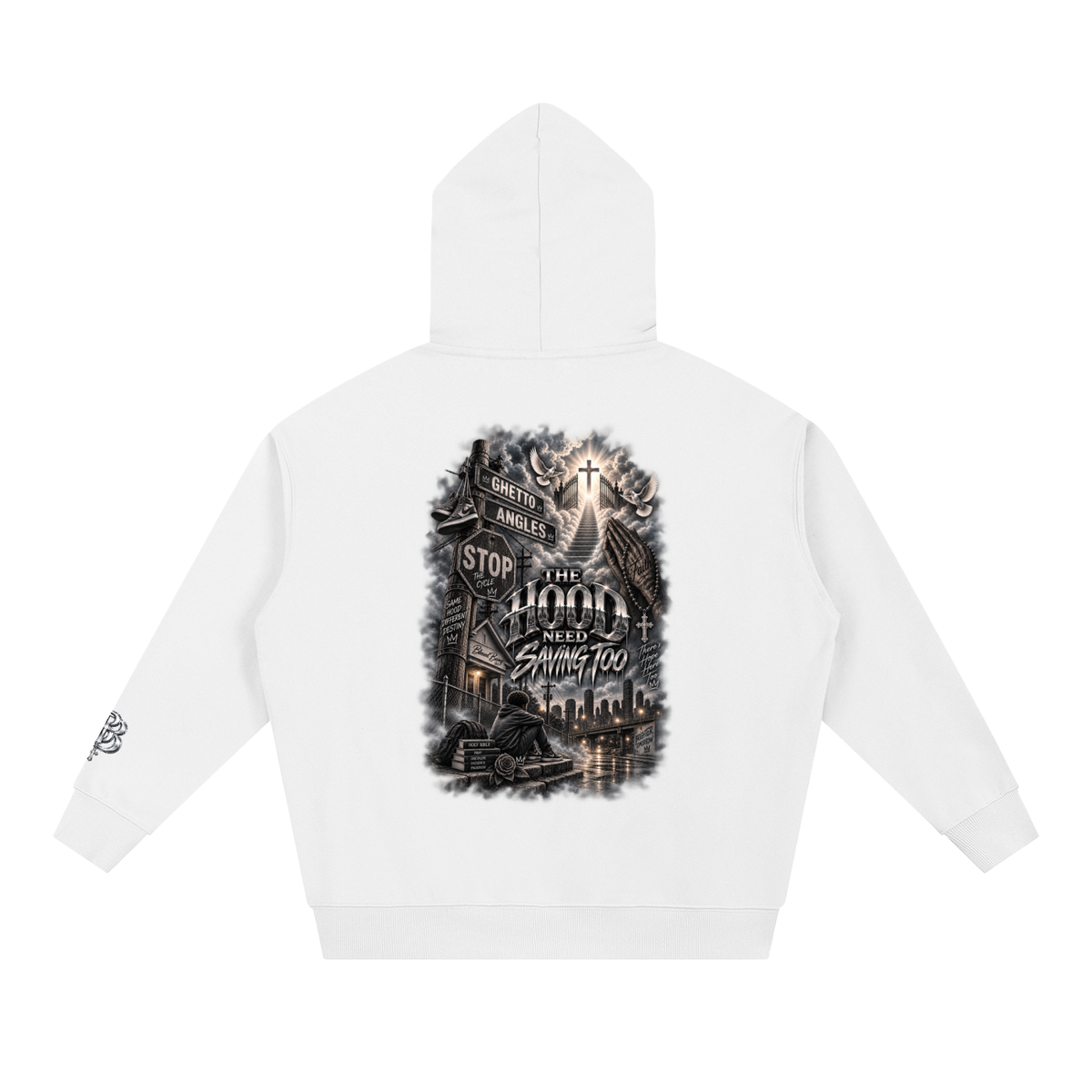 Saving The Hood Heavyweight Hoodie