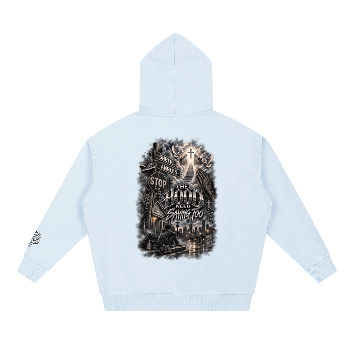 Saving The Hood Heavyweight Hoodie