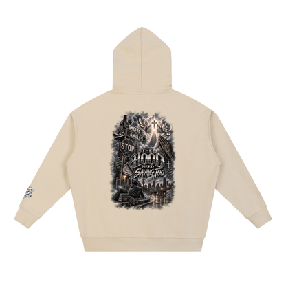 Saving The Hood Heavyweight Hoodie