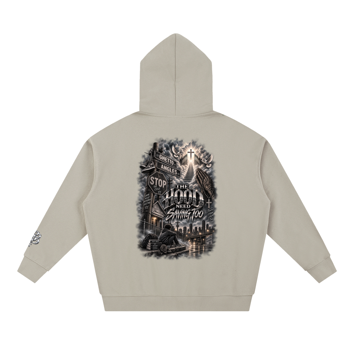 Saving The Hood Heavyweight Hoodie
