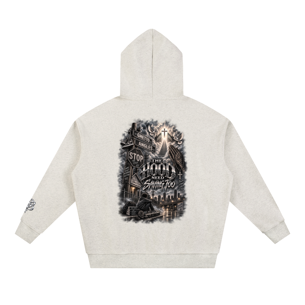 Saving The Hood Heavyweight Hoodie