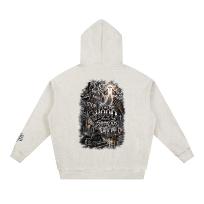 Saving The Hood Heavyweight Hoodie