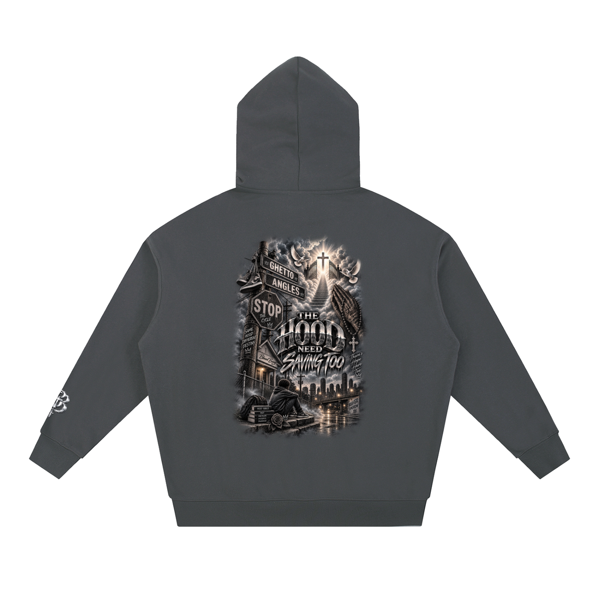 Saving The Hood Heavyweight Hoodie