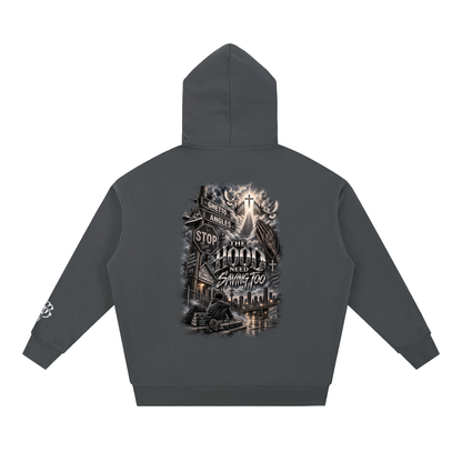 Saving The Hood Heavyweight Hoodie